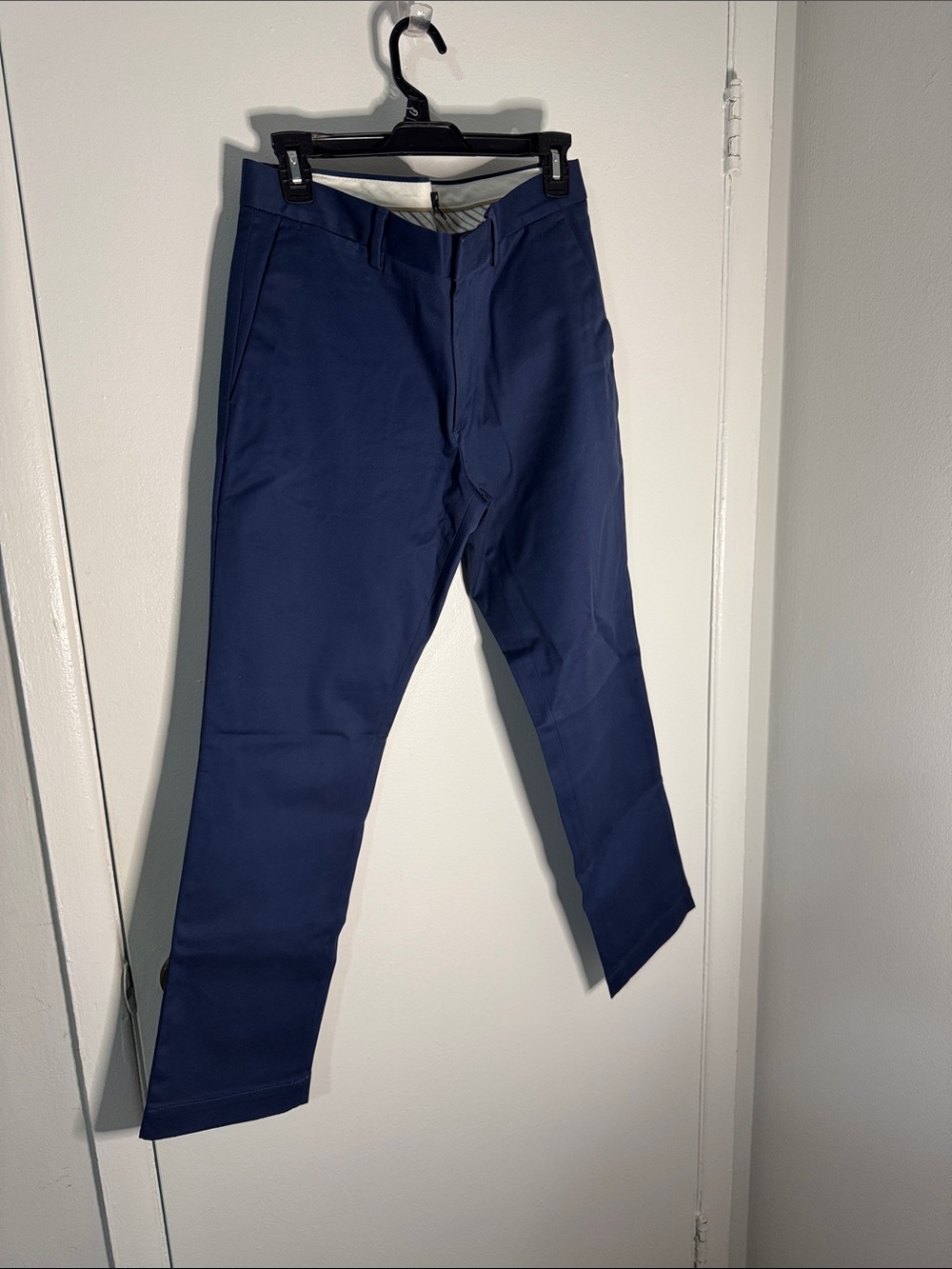 Banana Republic Men's Aiden Slim Fit Navy Blue Chinos 32x30 NWOT